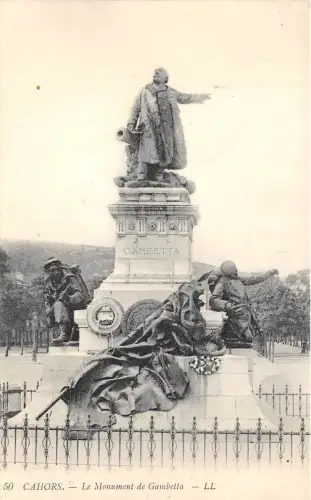 BG24881 cahors le monument de gambetta france