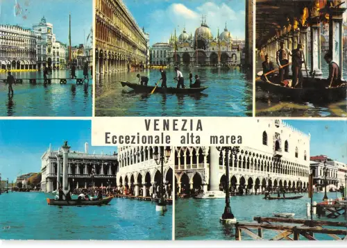 BT1682 venezia eccezionale alta marea italy
