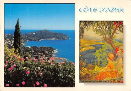 BT9882 Cote d azur paysafe et affiche ancienne France