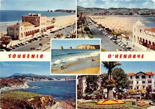 BR31579 Hendaye le casino la plage et le Casino france