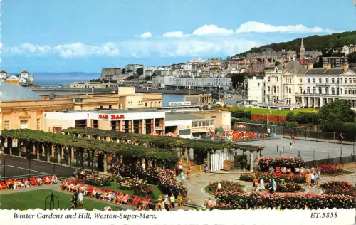 B103869 winter gardens and hill weston super mare uk
