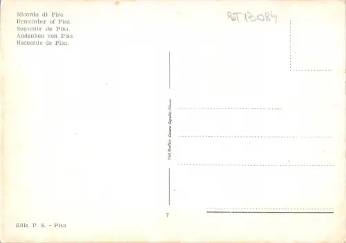 BT13084 Pisa Italien