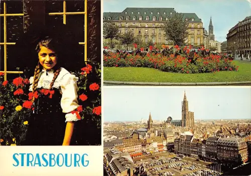 BR52748 Place Kleber la bourse et la catherale strasbourg Frankreich