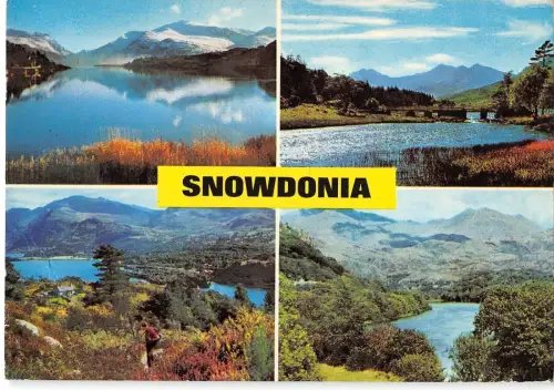 B103145 snowdonia wales capel curig llyn padarn