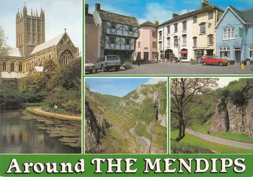 BR75448 um die Mendrips Wells Kathedrale Axbridge UK