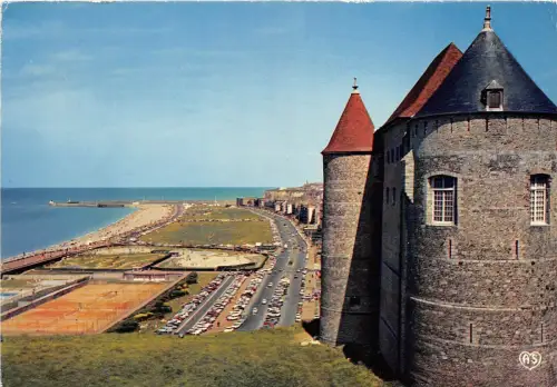 BR31489 Dieppe la plage et le Chateau france