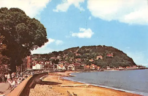 BR66477 the promenade and north hill minehead uk 14x9cm