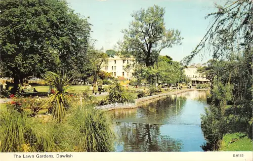 B101424 The Lawn Gardens Dawlish UK 14x9cm