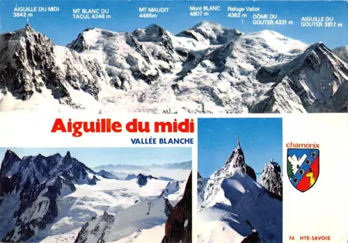 BT12867 aiguille du midi Chamonix mont blanc France