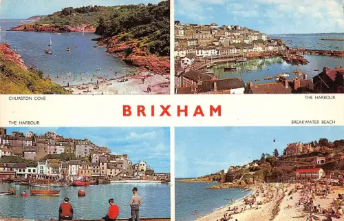 B104064 brixham churston cove the harbour uk