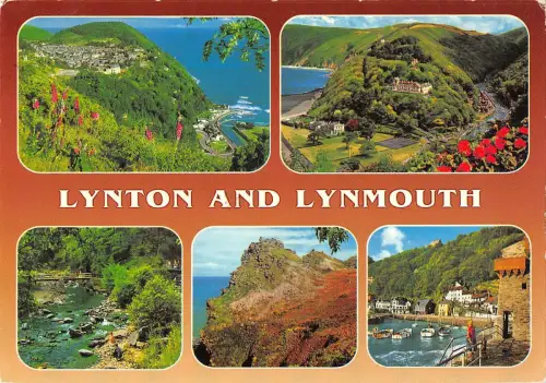 BR83016 lynton and lynmouth uk