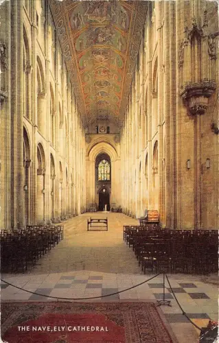 B101514 the nave ely cathedral uk 14x9cm