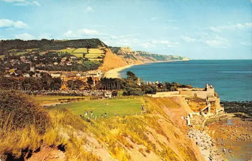B103538 sidmouth from peak hilll uk