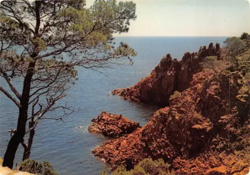BF1304 la corniche d or les rochers rouges de l esterel Frankreich
