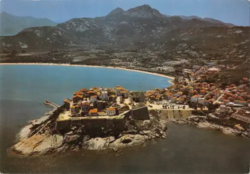 BR52397 calvi la citadelle et la plage Frankreich