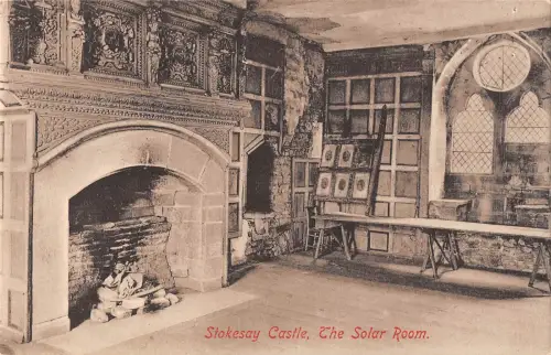 uk26469 solar room stokesay castle real photo uk