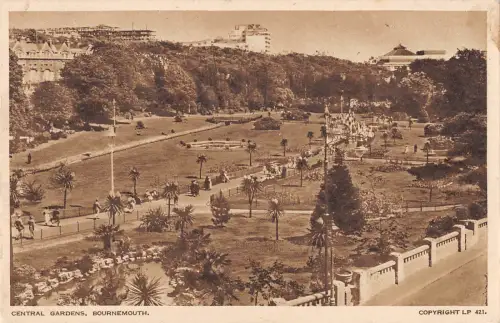 uk21015 central gardens bournemouth echtfoto uk