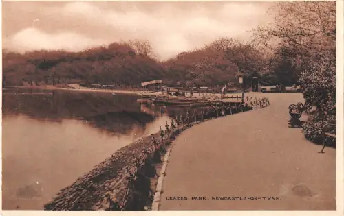 uk21177 leazes park newcastle upon tyne real photo uk