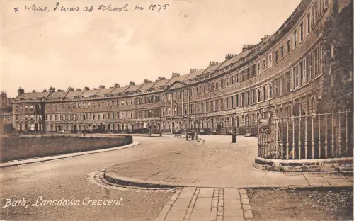 uk22962 lansdown crescent bath real photo uk