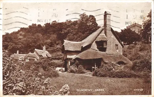 uk20990 selworthy green real photo uk