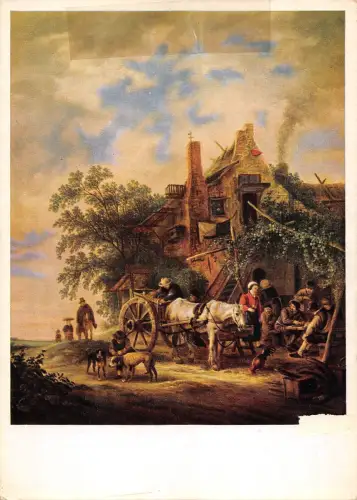 BT3249 Isaac van Ostade Bauerngerberge pesant inn auberge de Village