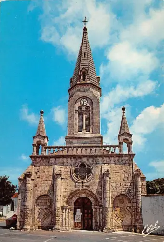 BF989 ile d oleron saint denis d oleron l eglise romane Frankreich