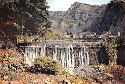 BR76333 Cheddar Lake and Waterfall Somerset UK