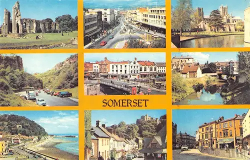 BR66749 multi views somerset uk 14x9cm