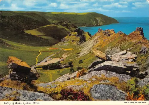 B102539 valley of rocks lynton devon uk