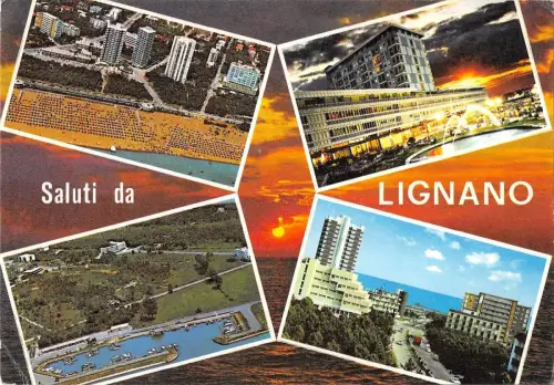 BR86281 saluti da lignano italy