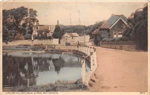 Lot368 UK rudyard kipling house pond rottingdean