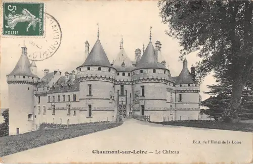 BF10228 chaumont sur loire le chateau france Frankreich