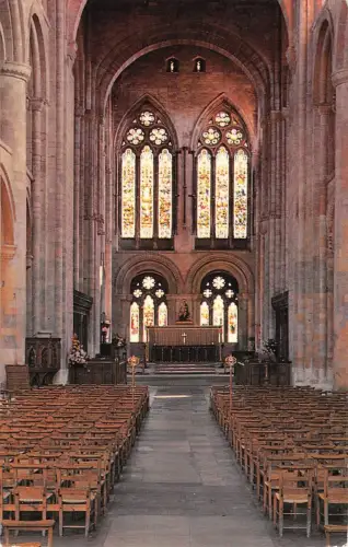 BR66606 romsey abbey the nave uk 14x9cm