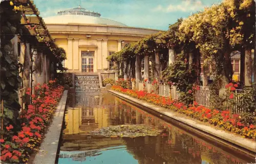 BR66792 weston super mare lily pool winter gardens uk 14x9cm