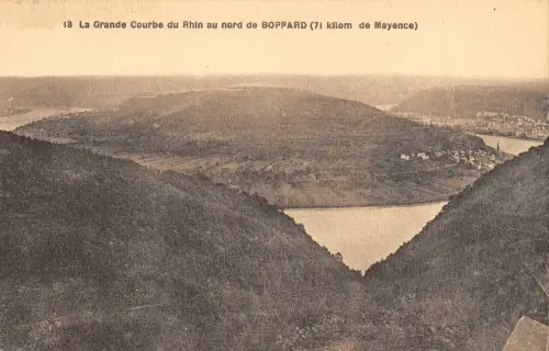 B107026 Frankreich La Grande Courbe du Rhin au Nord de Boppard