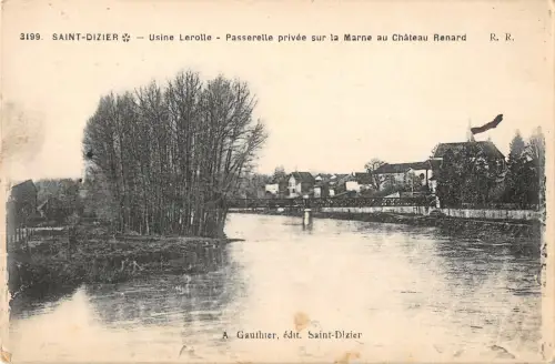 B106766 Frankreich Saint Dizier Usine Lerolle Passerelle Privee