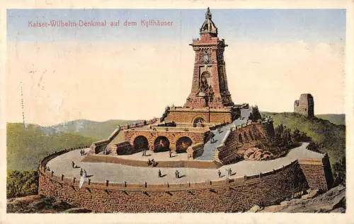 B107002 Deutschland Kaiser Wilhelm Denkmal auf dem Kyffhaeuser
