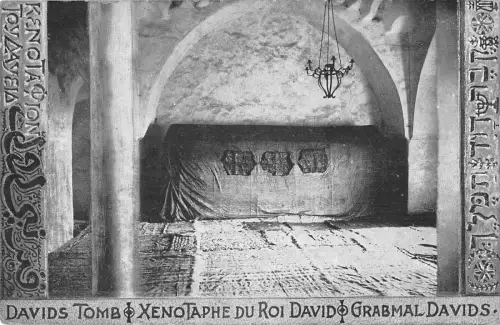 B106981 Davids Grab Xenotaphe du Roi David Grabmal Davids israel jerusalem