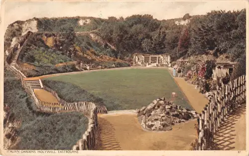 uk25724 italian gardens holywell eastbourne uk