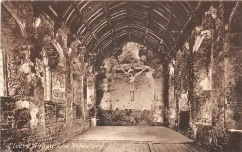 uk40396 the refectory cleeve abbey real photo uk