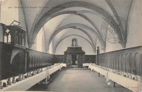 B106212 Frankreich Couvent de la GRande Chartreuse La Refectoire
