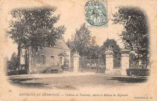 B106747 France Environs de Nerondes Chateau de Fontenay Maison