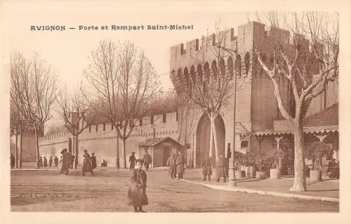B106724 Frankreich Avignon Porte et Rempart Saint Michel