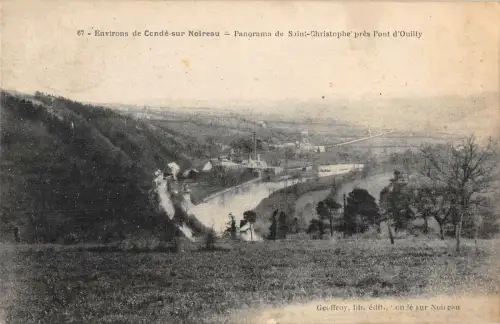 B106605 Frankreich Conde sur Noireau, Panorama Saint Christophe