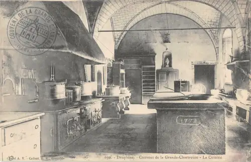 B106233 Frankreich Dauphine Couvent de la GRande Chartreuse Küche