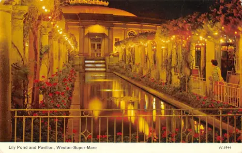 BT2914 Lily Pond and Pavilion Weston Super Stute England