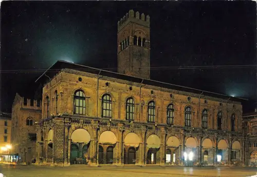 BT0417 Bologna palazza del podesta Italien