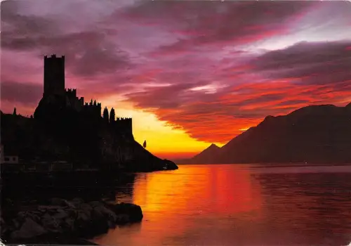 BR86276 tramonto malcesine lago di garda italy