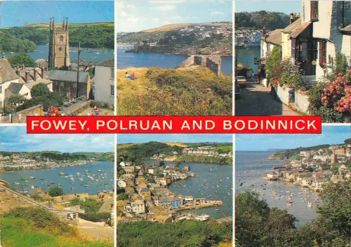 BR89226 fowey polruan and bodinnick uk