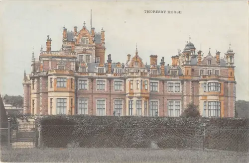 uk3806 thoresby house nottinghamshire real photo uk